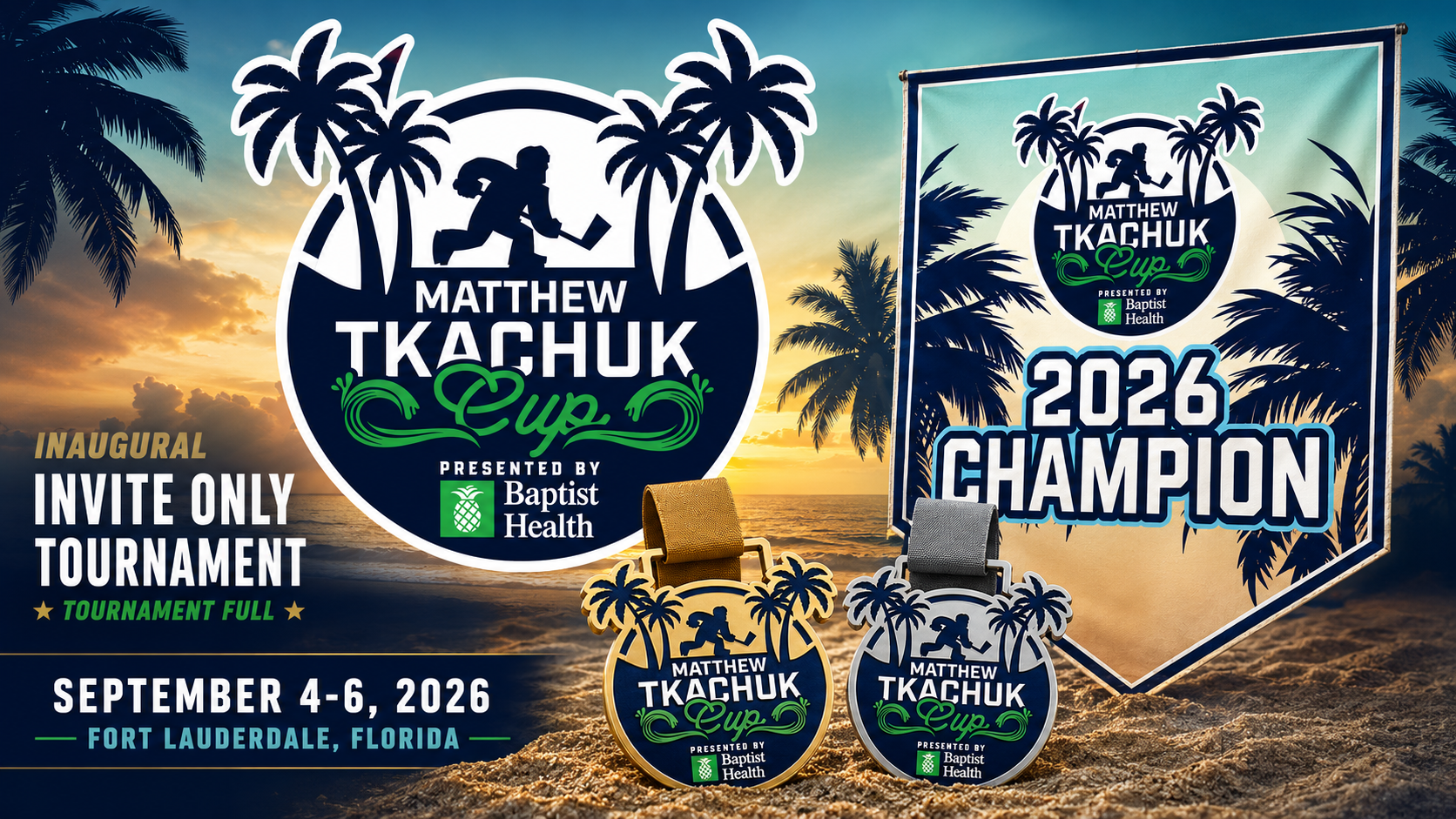 Inaugural Matthew Tkachuk Cup Set for Labor Day Weekend in Fort Lauderdale