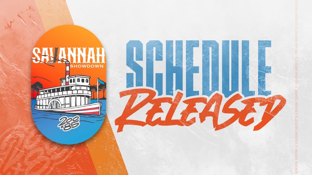 The Schedule is Live for the Savannah Showdown Tier I
