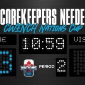 Scorekeepers Needed - CWENCH Nations Cup